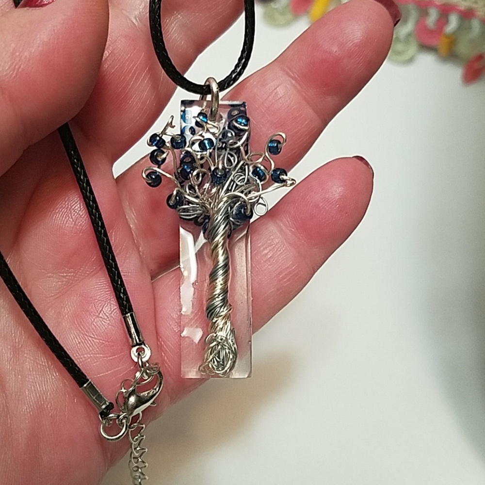 Sculptural handmade pendant